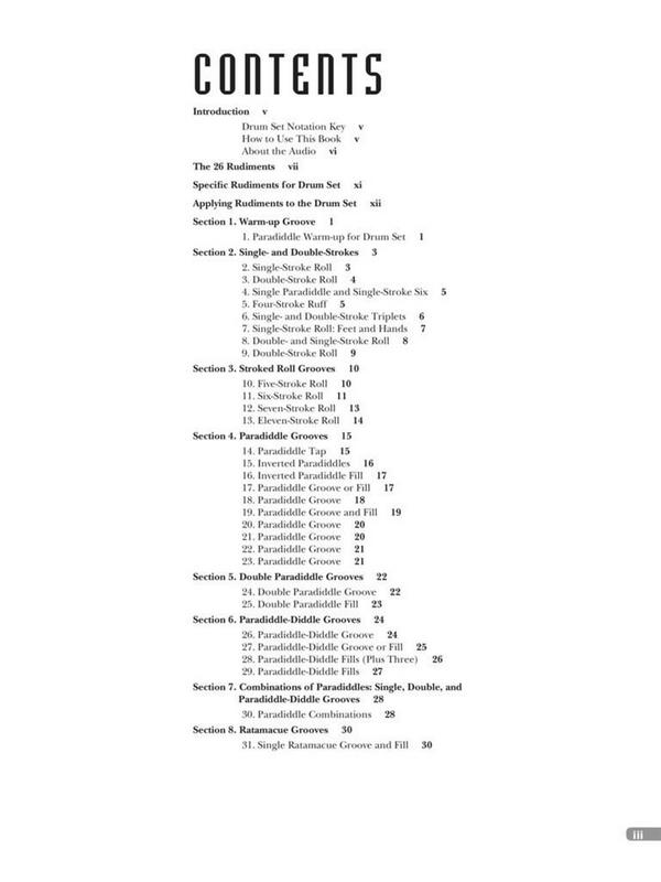 Rudiment grooves (+CD):