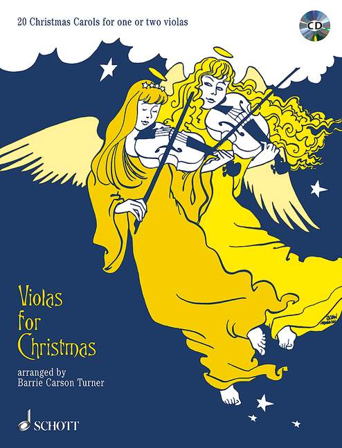 20 christmas carols (+CD) for 1-2 violas