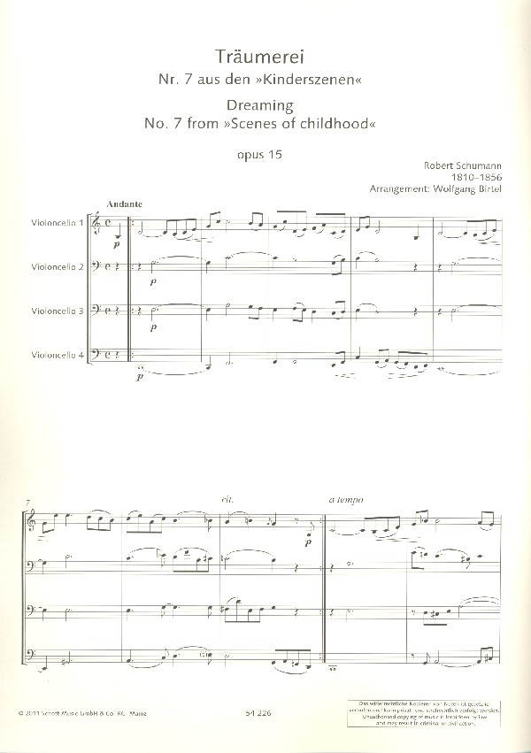 Träumerei op. 15/7