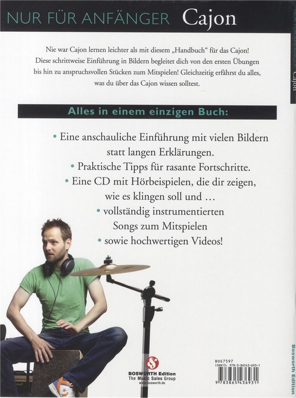 Nur für Anfänger (+CD) für Cajon