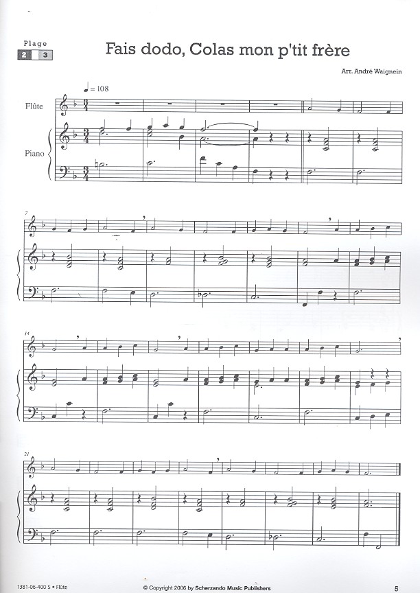 Chansons traditionelles de France (+CD)