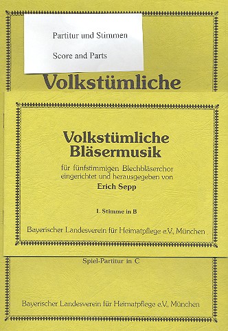 Volkstümliche Bläsermusik Band 1