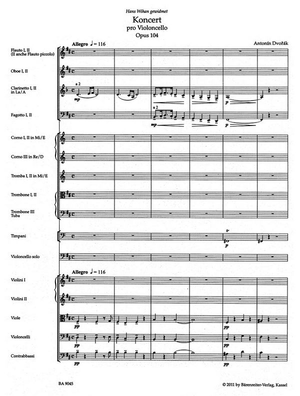 Konzert h-Moll op.104 