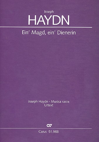 Ein' Magd ein' Dienerin Hob.XXIIId:1