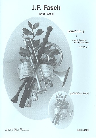 Sonata in g Minor FWVN:g1 for 2 oboes,