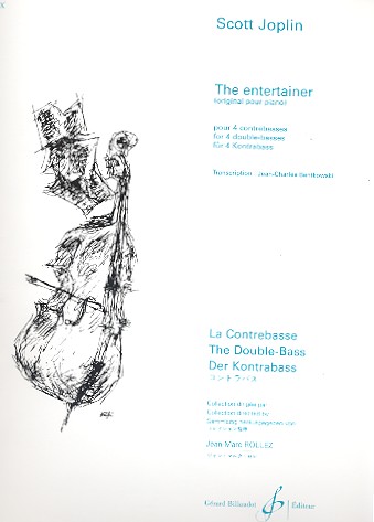The Entertainer pour 4 contrebasses