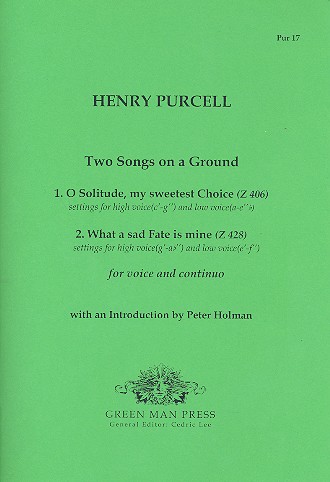 2 Songs on a Ground for voice and Bc