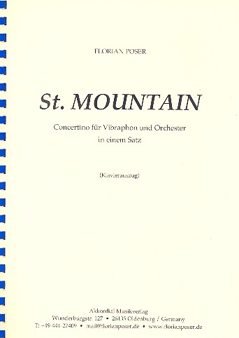 St. Mountain für Vibraphon und Orchester