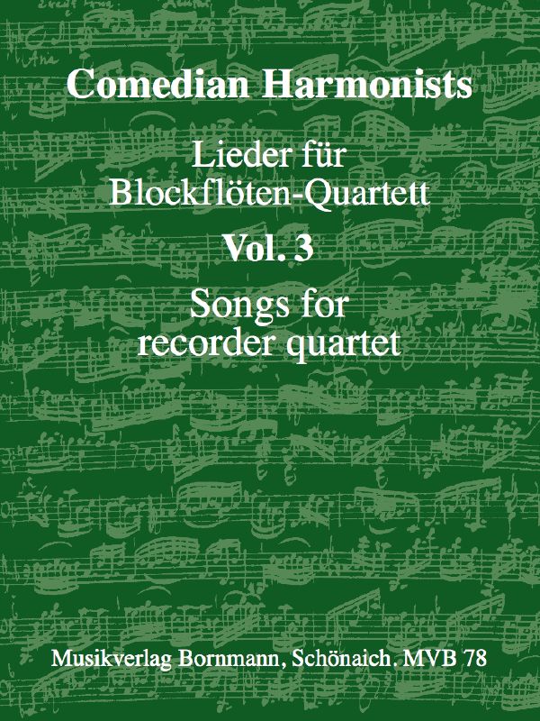 Comedian Harmonists Lieder Band 3