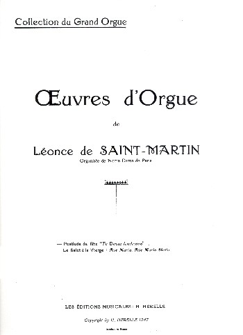 Postlude de fete Te deum laudamus