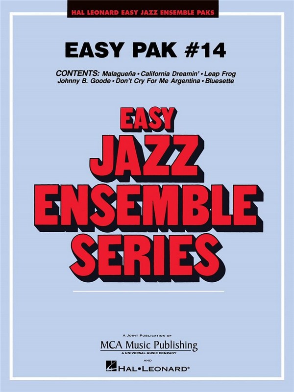 Easy pak vol.14 (+MC): for jazz ensemble