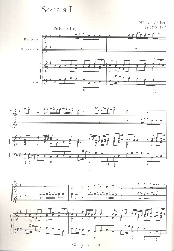 Sonata Nr.1 und Nr.2 für