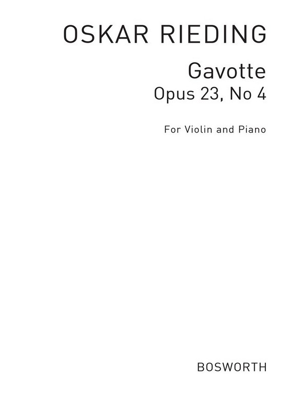 Gavotte op.23,4