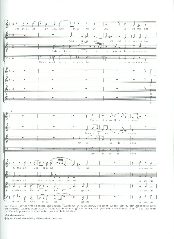 Gabriel Angelus Locutus Est