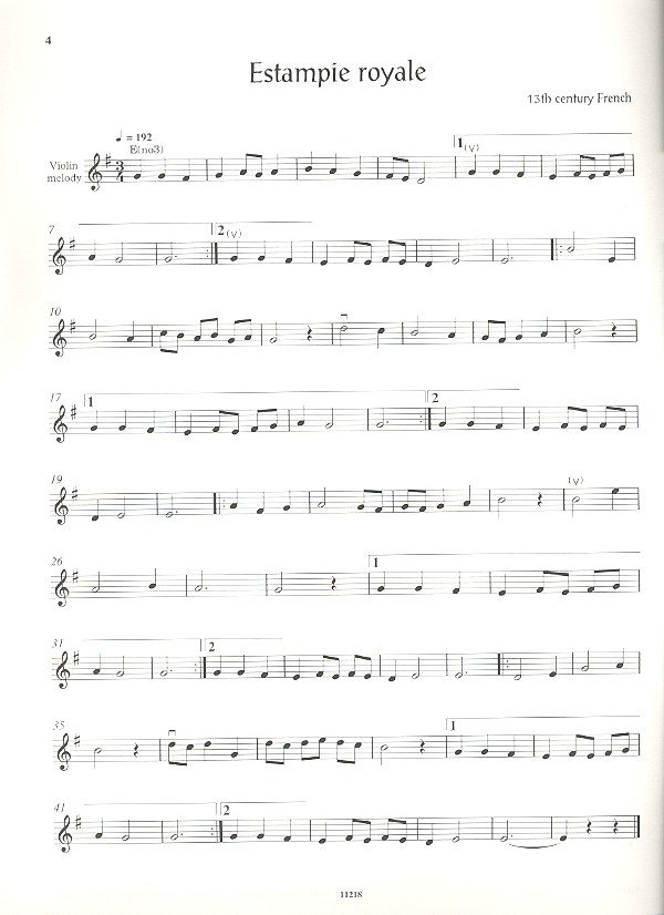 The early music fiddler