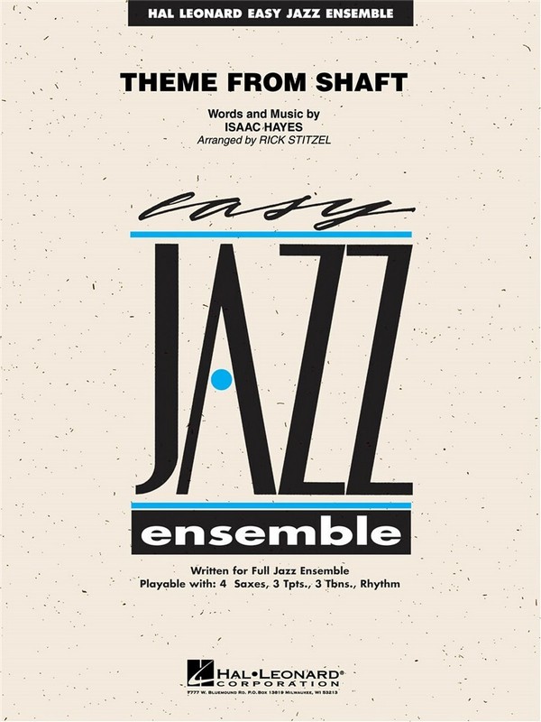 Theme from shaft: for easy jazz ensemble