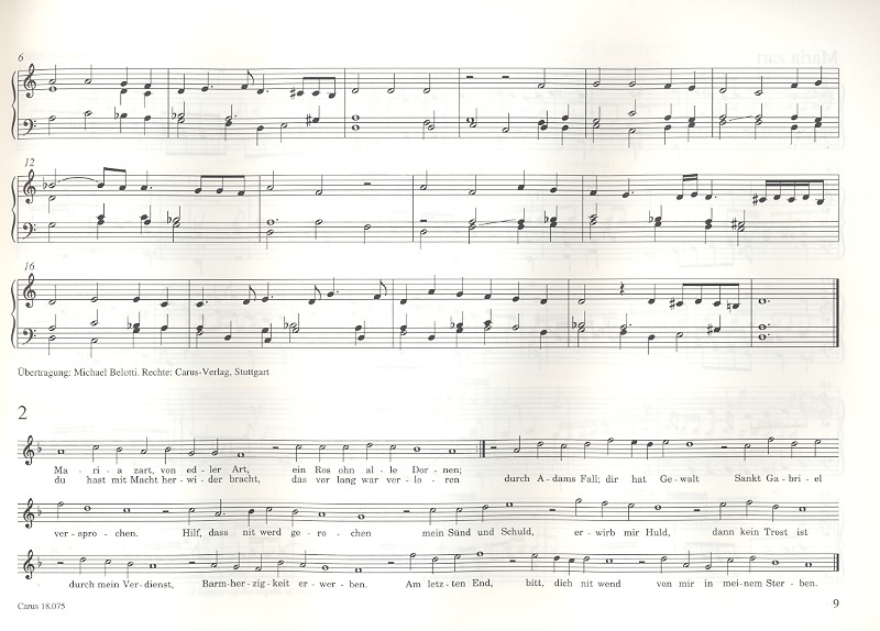Freiburger Orgelbuch Band 1: Hauptteil
