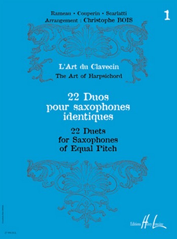L'art du saxophone vol.1 22 duos pour