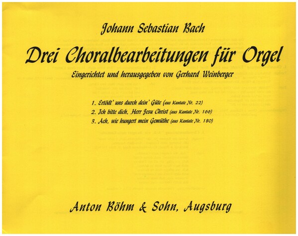 3 Choralbearbeitungen