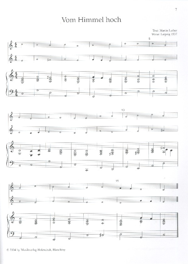 Weihnachtliches Musizieren