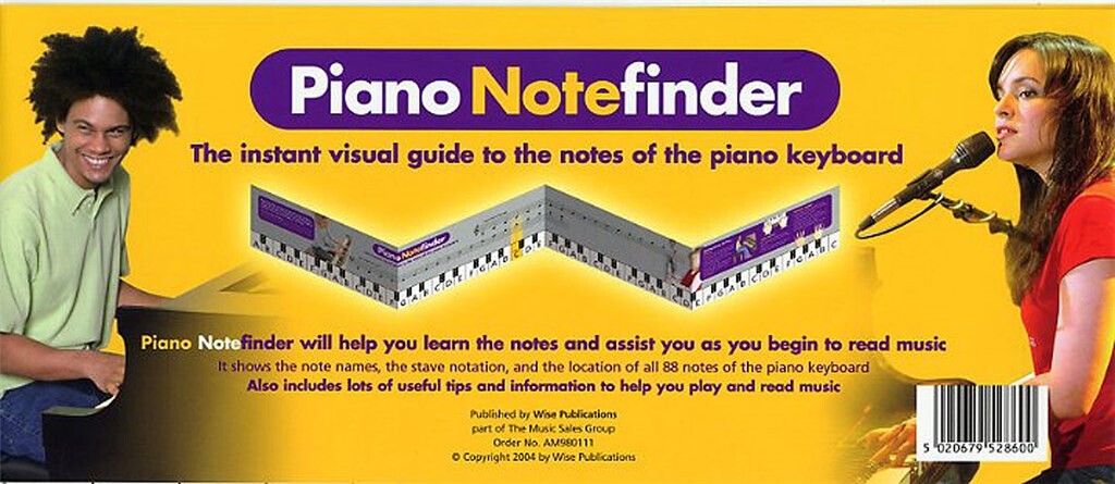 Piano Notefinder the instant visual guide