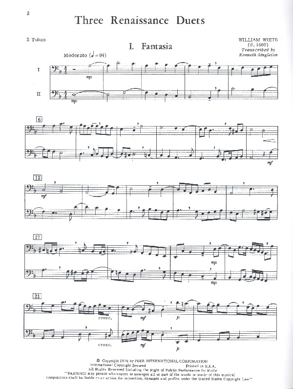 3 Renaissance Duets