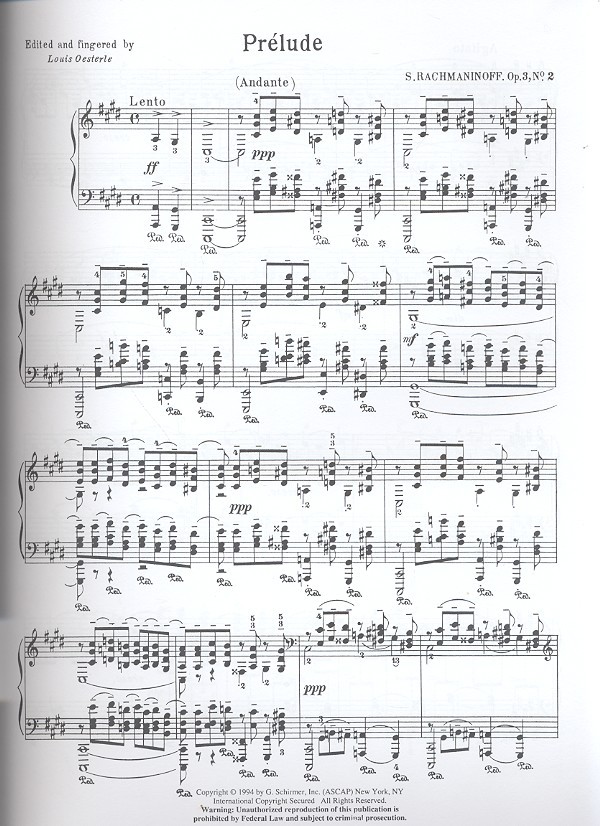 Complete preludes op.3, op.23