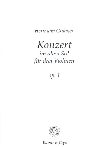 Konzert im alten Stil op.1