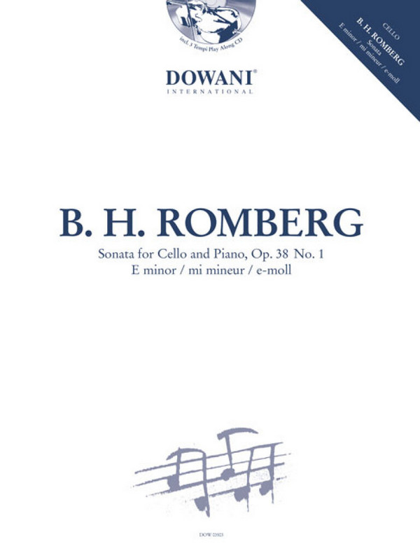 Sonate e-Moll op.38,1 (+CD) für