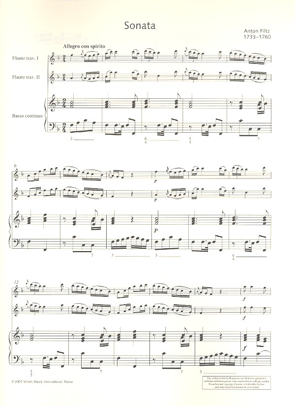 Triosonate F-Dur op.2,5