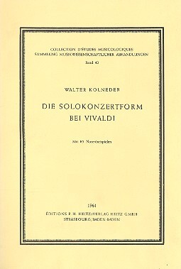 Die Solokonzertform bei Vivaldi