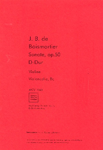 Sonate D-Dur op.50 für Violine,