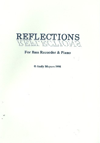 Reflections for bass recorder
