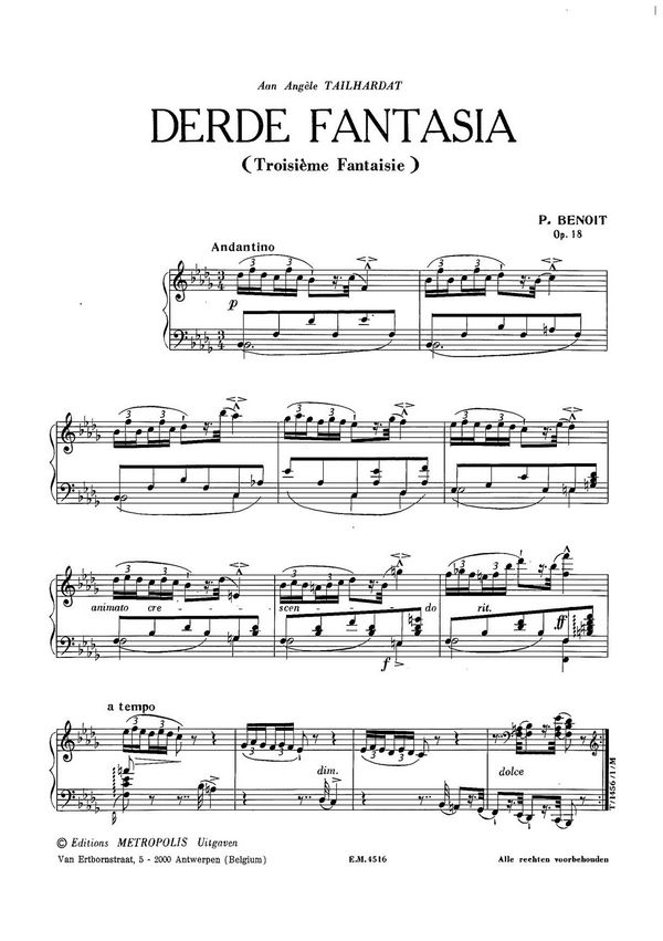 Fantaisie no.3 op.18 