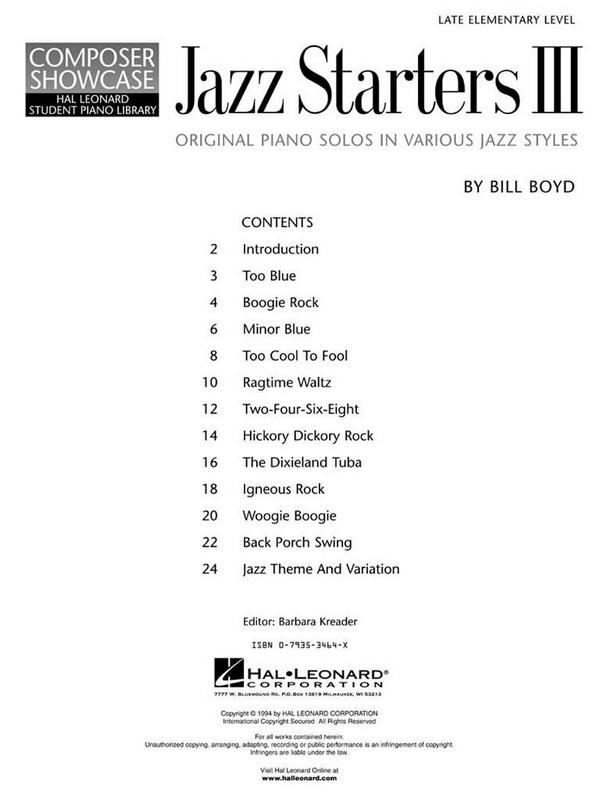 Jazz starters vol.3: