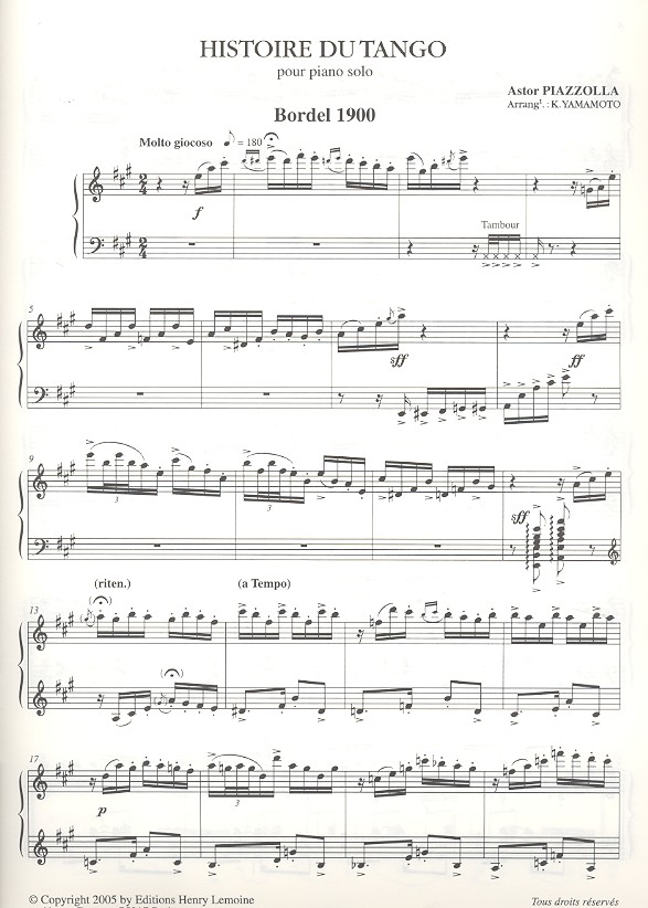 Histoire du tango