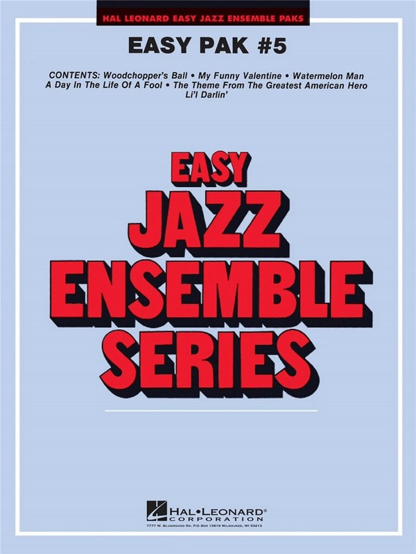 Easy jazz ensemble series pak no.5 (+CD)