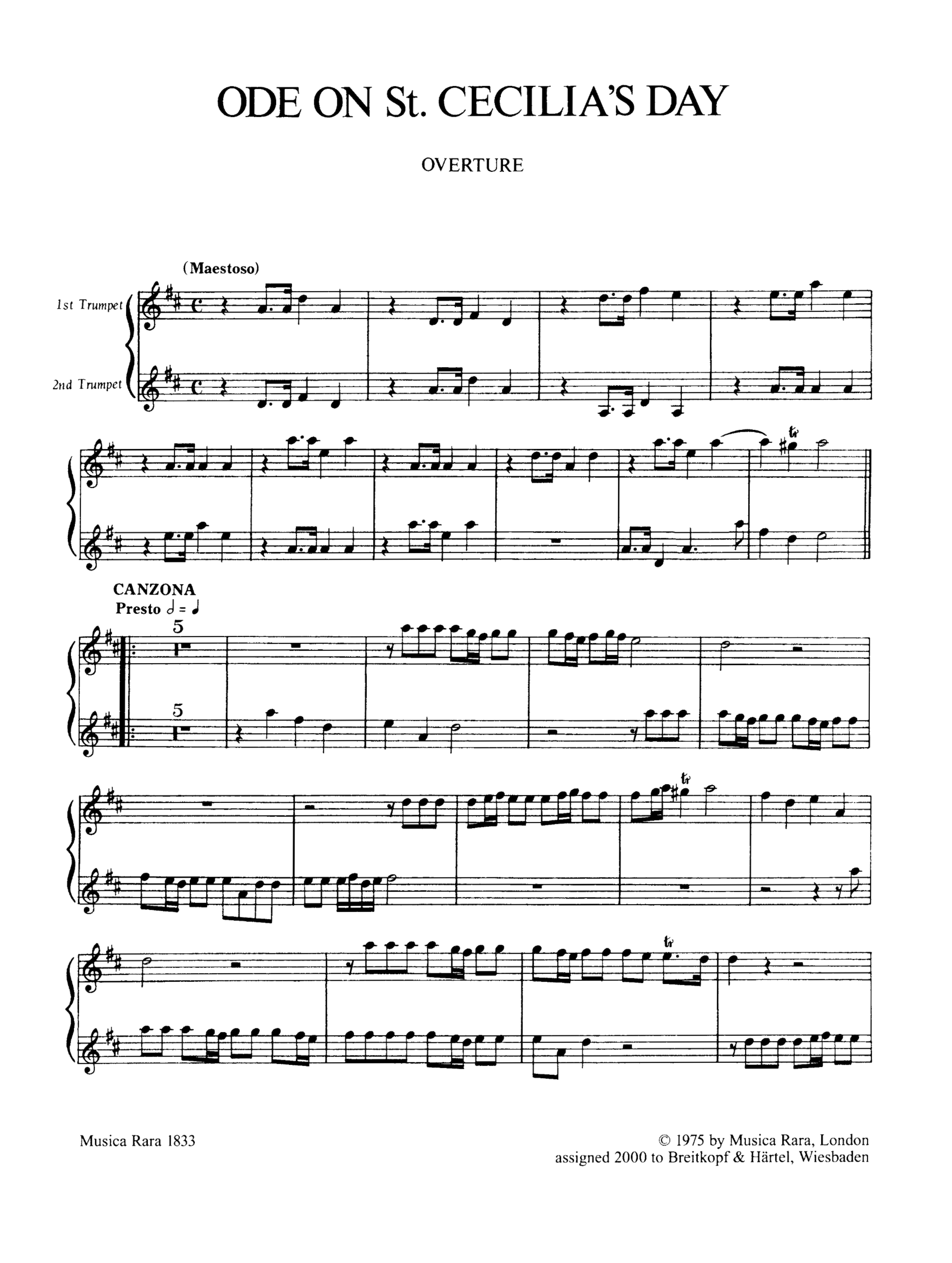 Complete trumpet repertoire