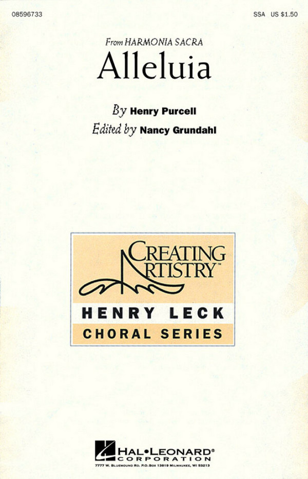 Alleluia for female chorus (SSA) and piano