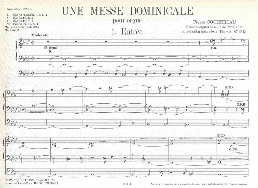 Une messe dominicale