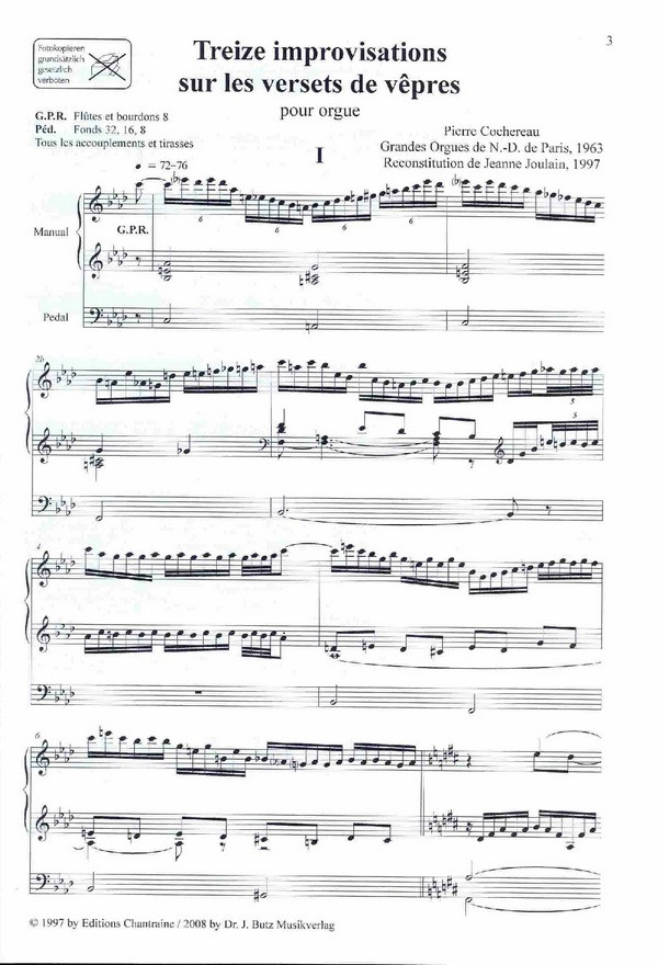 13 Improvisation sur les versets de vepres