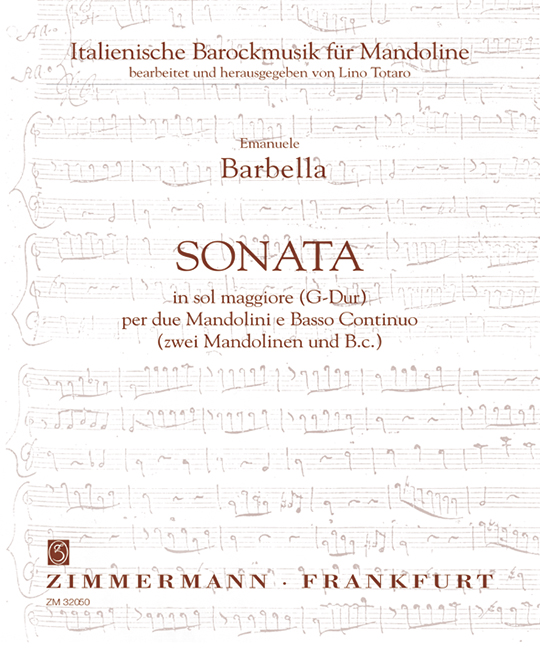 Sonata G-Dur für 2 Mandolinen und BC