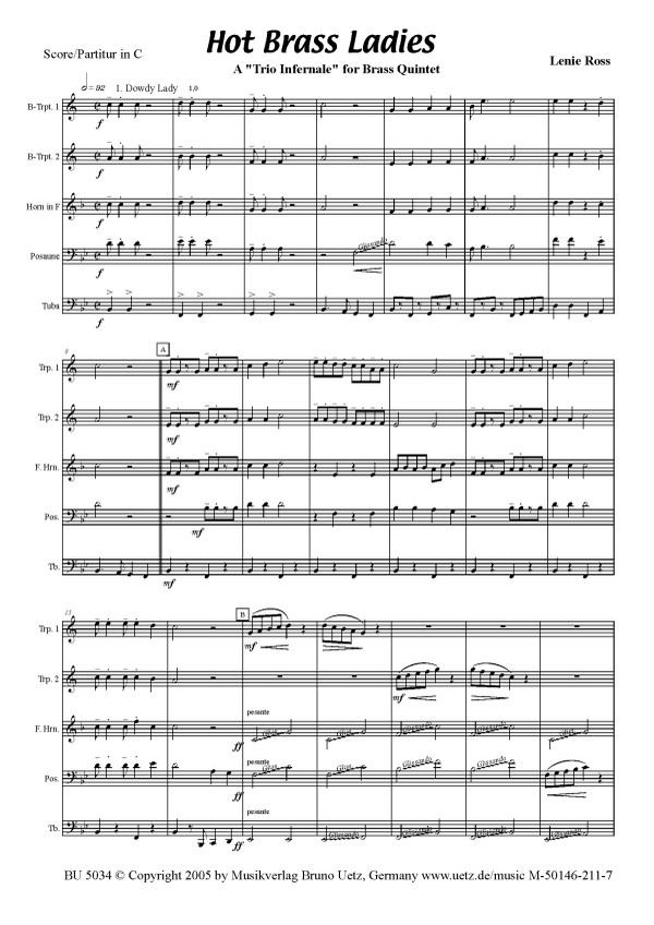 Hot Brass Ladies A Trio infernale