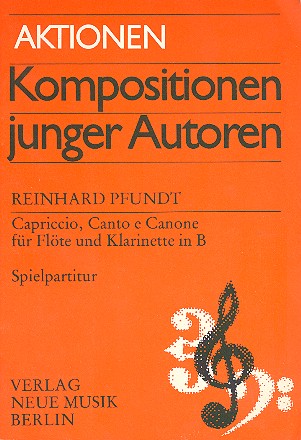 Capriccio, Canto e Canone für Flöte