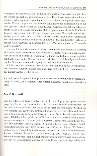Aufforderung zum Tanz oder  Was hat Musik eigentlich mit Improvisiere zu tun?
