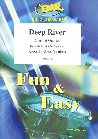 Deep River: für 3 Klarinetten und Bassklarinette