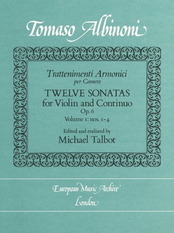 12 sonatas vol.1 op.6 nos.1-4