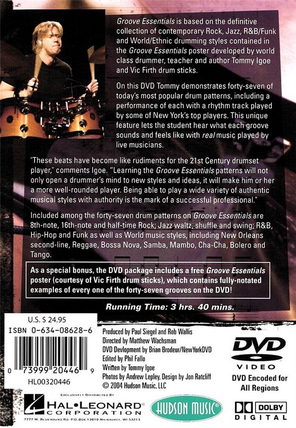 Groove Essentials DVD