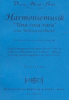 Harmoniemusik Una cosa rara