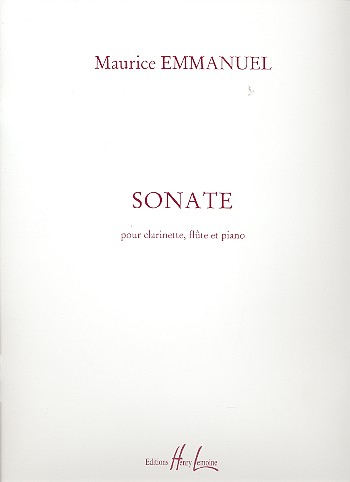 Sonate pour clarinette,